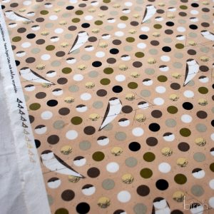 Bank Swallow Brown, Charley Harper Iconic Vol. 2 for Birch Organic Fabrics