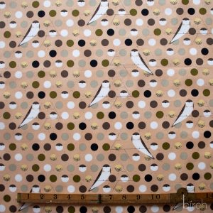 Bank Swallow Brown, Charley Harper Iconic Vol. 2 for Birch Organic Fabrics