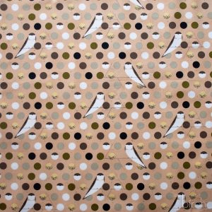 Bank Swallow Brown, Charley Harper Iconic Vol. 2 for Birch Organic Fabrics