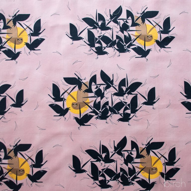 Owltercation, Charley Harper Iconic Vol. 2 for Birch Organic Fabrics