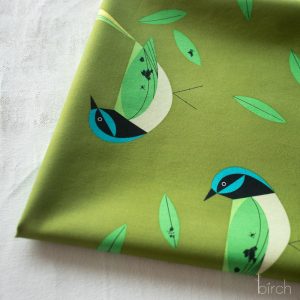 Green Jay, Charley Harper Iconic Vol. 2 for Birch Organic Fabrics