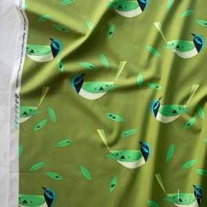 Green Jay, Charley Harper Iconic Vol. 2 for Birch Organic Fabrics
