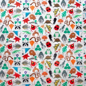 Small Space For All Species, Charley Harper Iconic Vol. 2 for Birch Organic Fabrics
