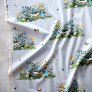 Small Once There Was A Field, Charley Harper Iconic Vol. 2 for Birch Organic Fabrics