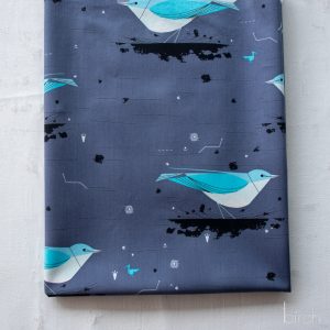 conic Mountain Bluebird, Charley Harper Iconic Vol. 2 for Birch Organic Fabrics