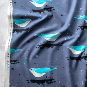 conic Mountain Bluebird, Charley Harper Iconic Vol. 2 for Birch Organic Fabrics