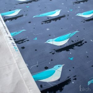 conic Mountain Bluebird, Charley Harper Iconic Vol. 2 for Birch Organic Fabrics