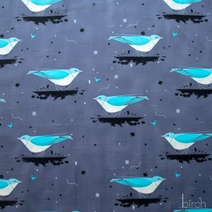 conic Mountain Bluebird, Charley Harper Iconic Vol. 2 for Birch Organic Fabrics