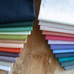 COMING SOON, Solid Poplin Restocks from Birch Organic Fabrics