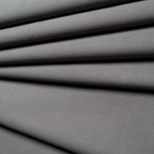 Grey Solid Poplin